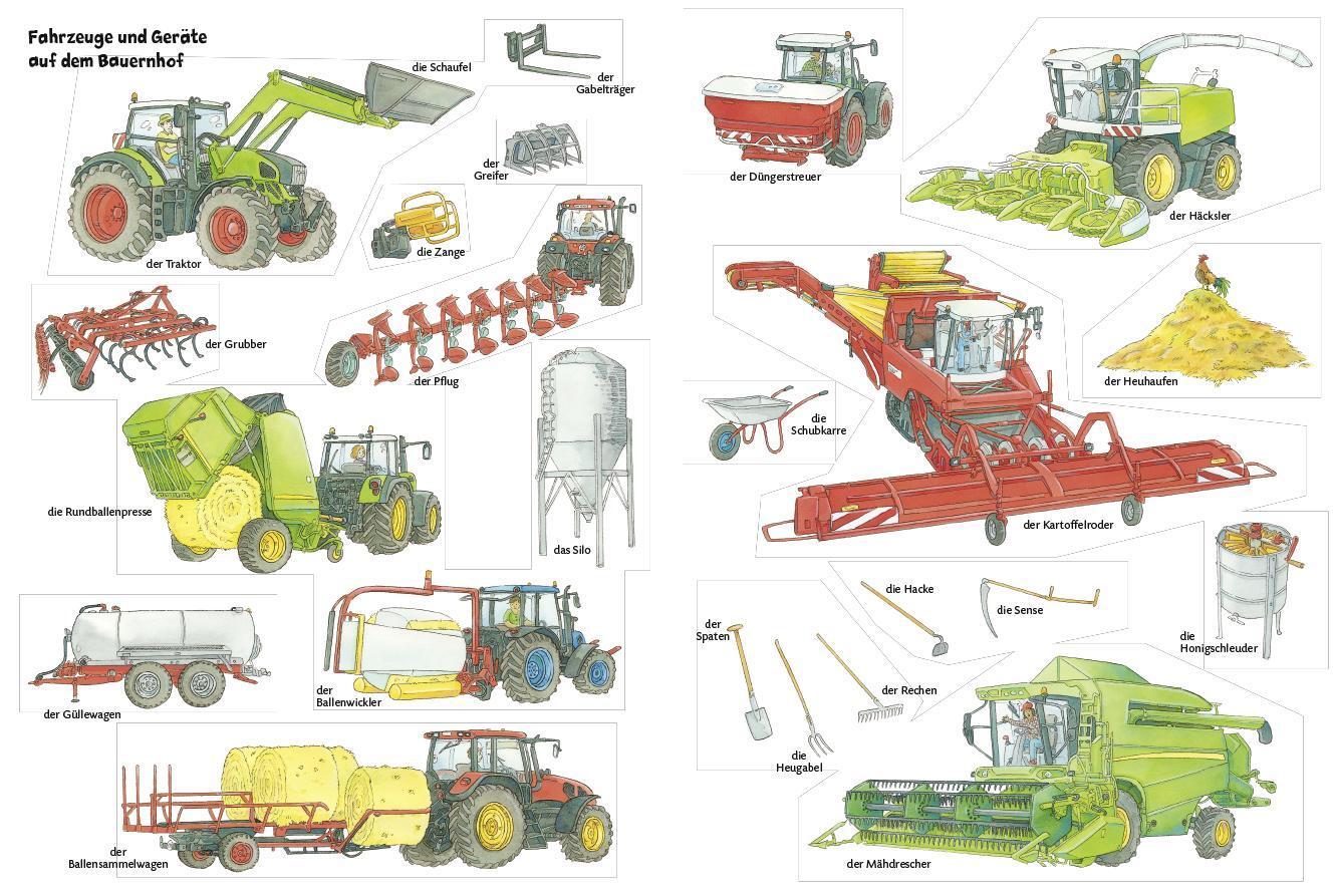 Bild: 9783737336383 | Traktor, Kühe &amp; Bauernhof: Das große Wimmelbuch vom Landleben | Braun