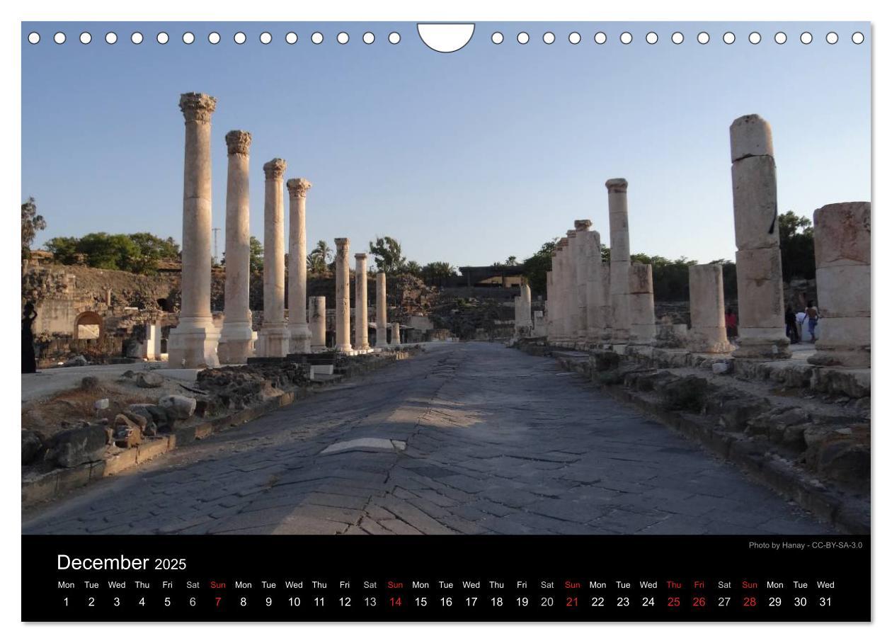 Bild: 9781325962112 | Monuments of Israel 2025 (Wall Calendar 2025 DIN A4 landscape),...