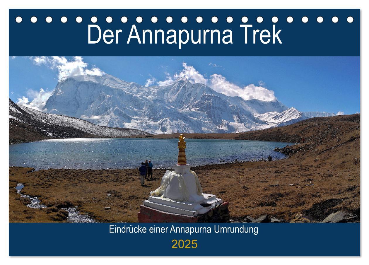 Cover: 9783435036875 | Der Annapurna Trek (Tischkalender 2025 DIN A5 quer), CALVENDO...