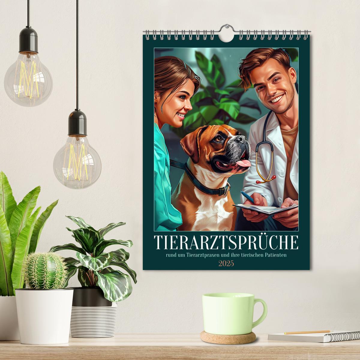 Bild: 9783457153123 | Tierarztsprüche (Wandkalender 2025 DIN A4 hoch), CALVENDO...