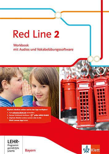 Cover: 9783125469778 | Red Line 2. Workbook mit Audios und Vokabelübungssoftware Klasse 6....