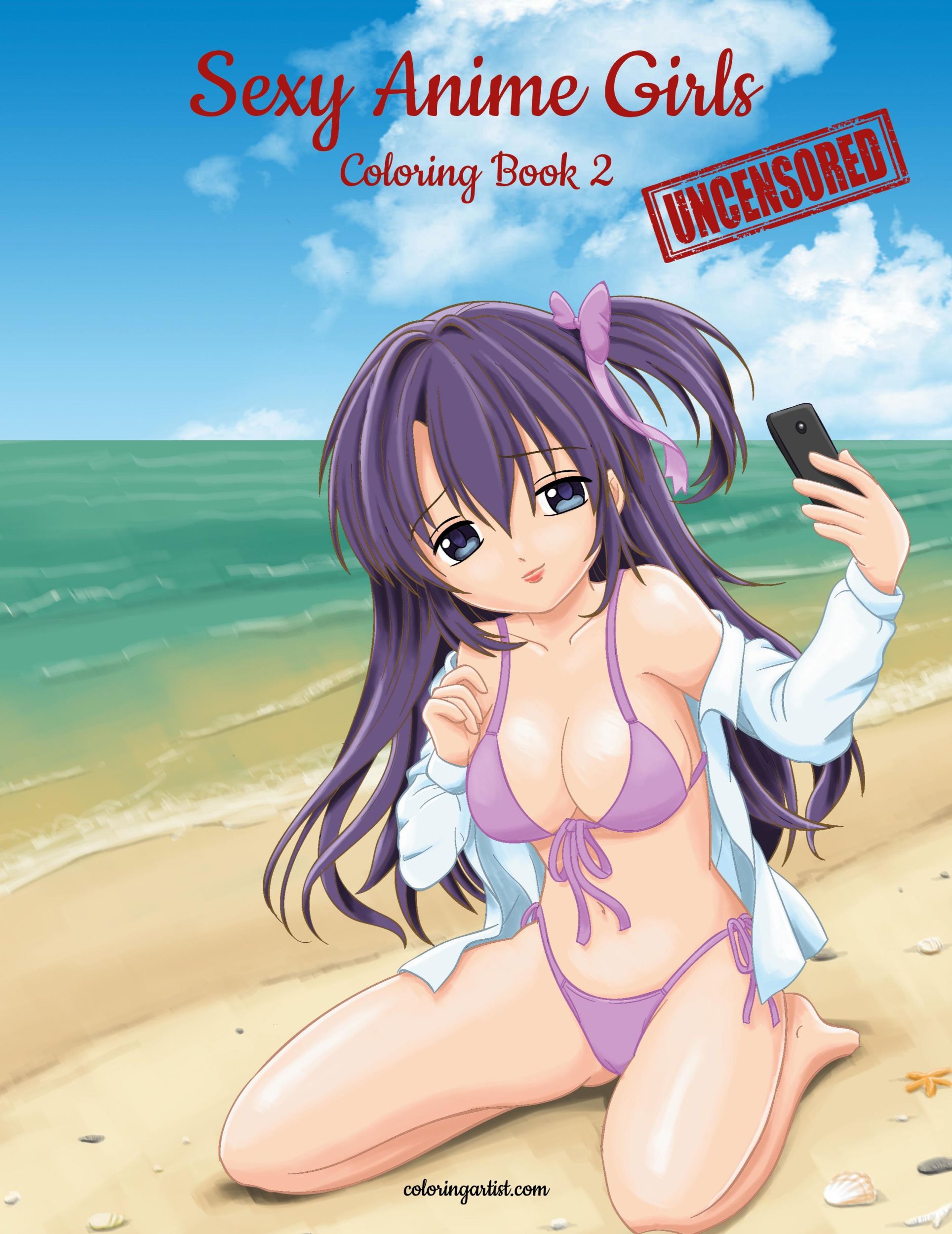 Cover: 9789082750607 | Sexy Anime Girls Uncensored Coloring Book for Grown-Ups 2 | Nick Snels