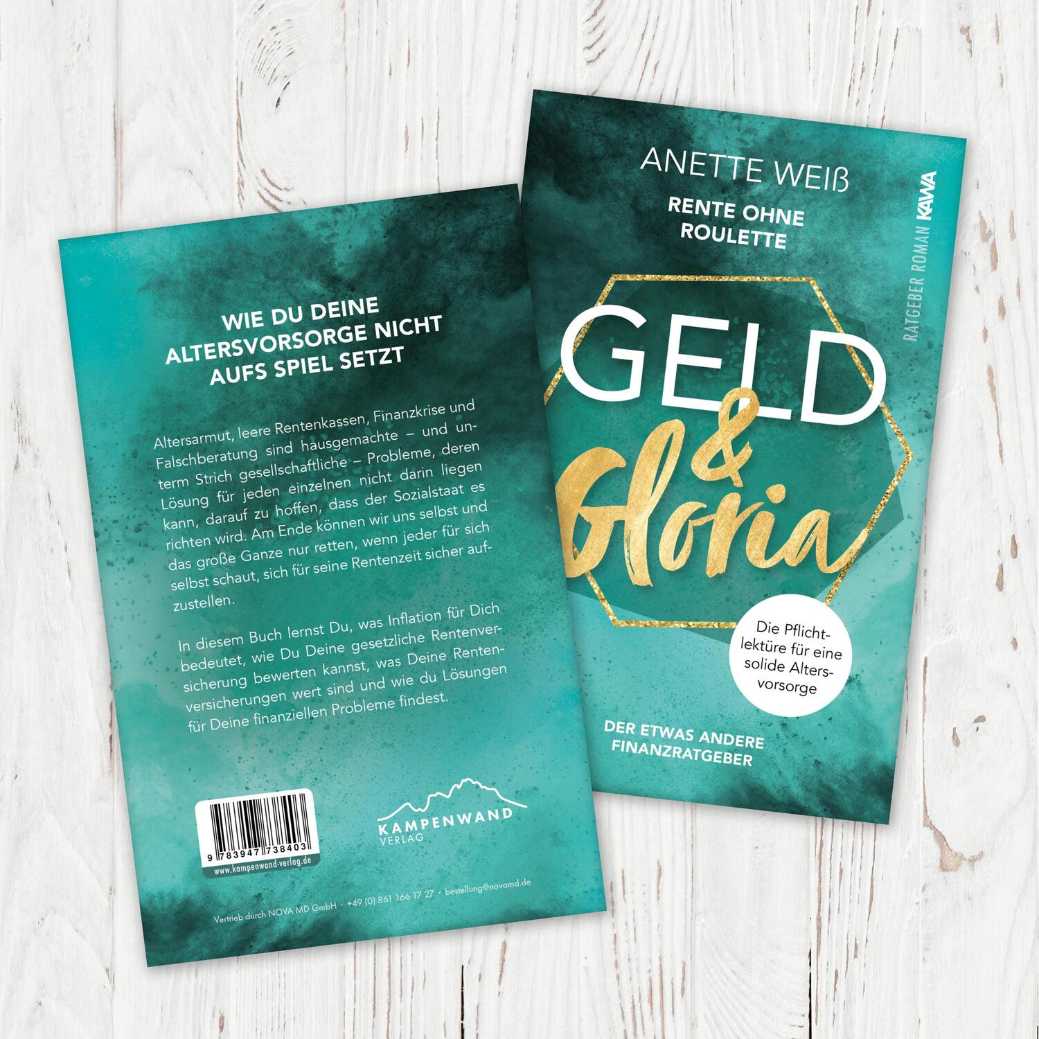 Bild: 9783947738403 | Geld und Gloria - Rente ohne Roulette (Band 1) | Anette Weiß | Buch