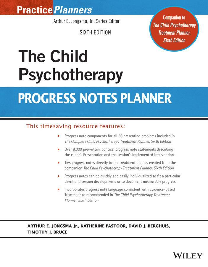 Cover: 9781119840893 | The Child Psychotherapy Progress Notes Planner | Jongsma (u. a.)