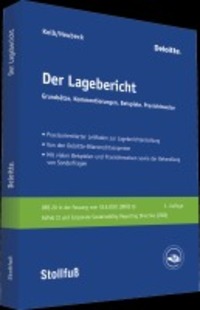 Cover: 9783083182023 | Der Lagebericht | Deloitte | Taschenbuch | Stollfuss-Ratgeber | 448 S.