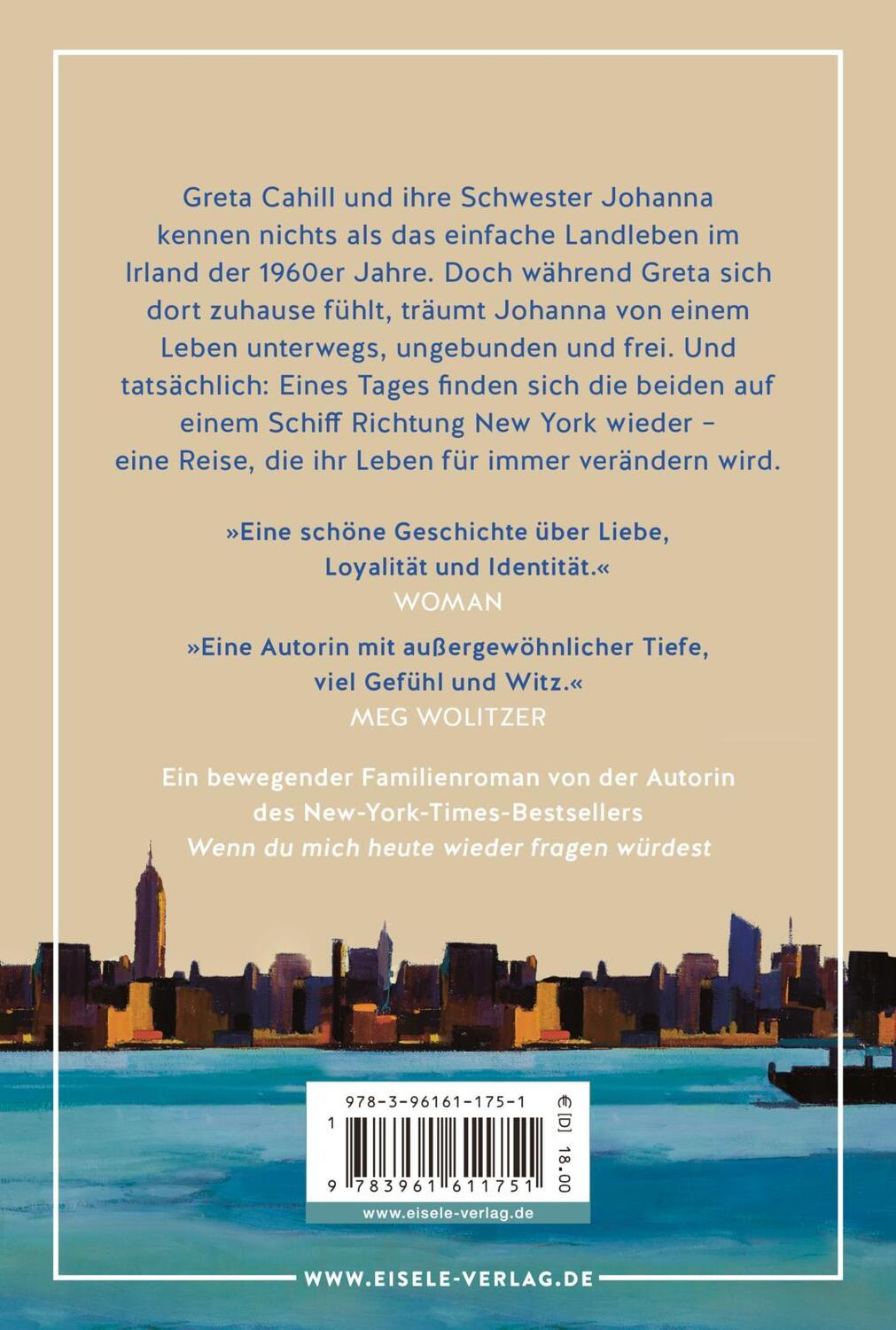 Rückseite: 9783961611751 | Mit dir bis ans andere Ende der Welt | Mary Beth Keane | Taschenbuch