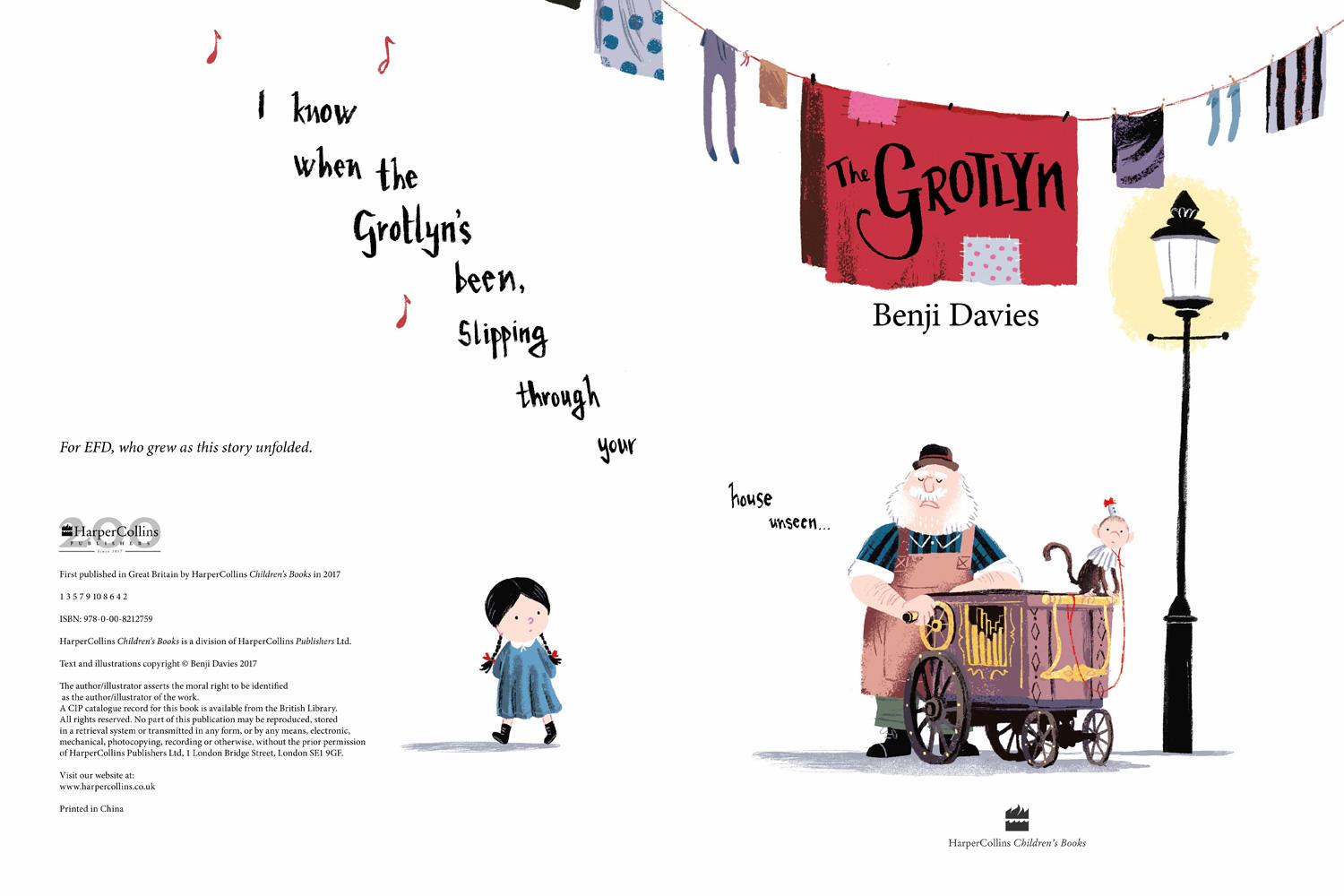 Bild: 9780008212766 | The Grotlyn | Benji Davies | Taschenbuch | 32 S. | Englisch | 2018