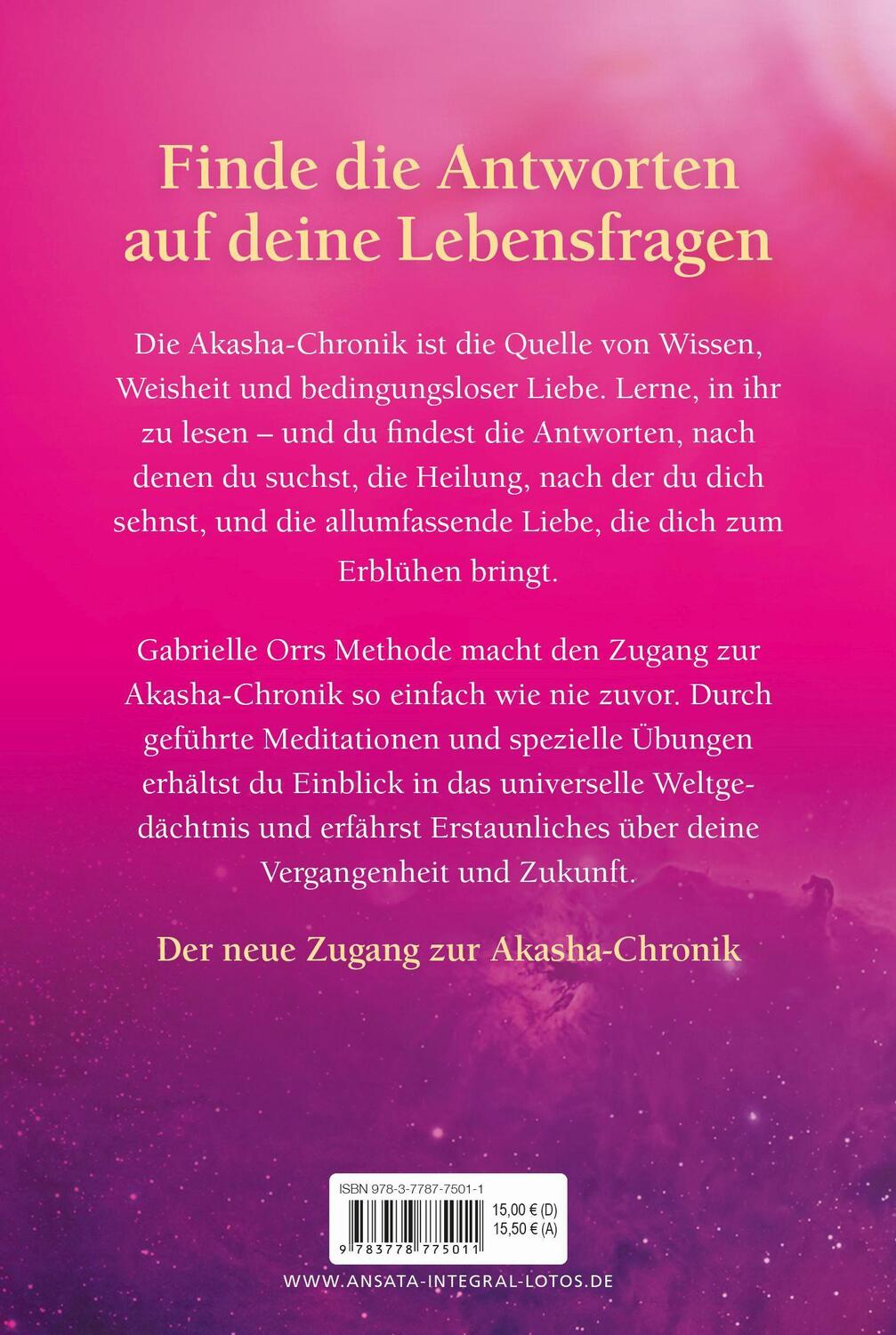 Bild: 9783778775011 | Akasha-Chronik. One True Love | Gabrielle Orr | Buch | Deutsch | 2015