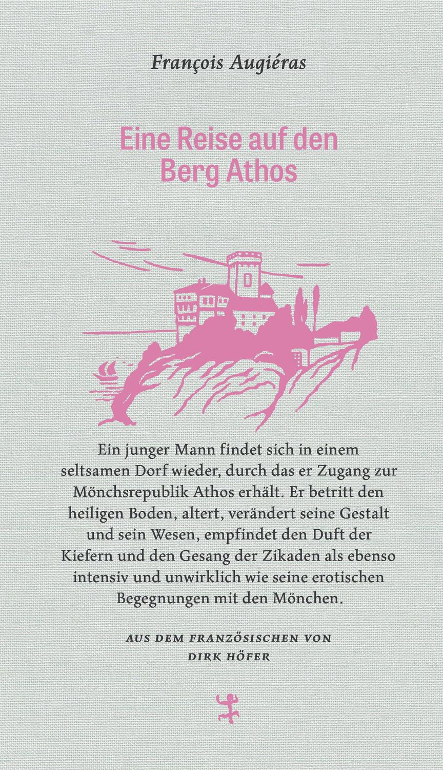 Cover: 9783957577191 | Eine Reise auf den Berg Athos | François Augiéras | Buch | 244 S.