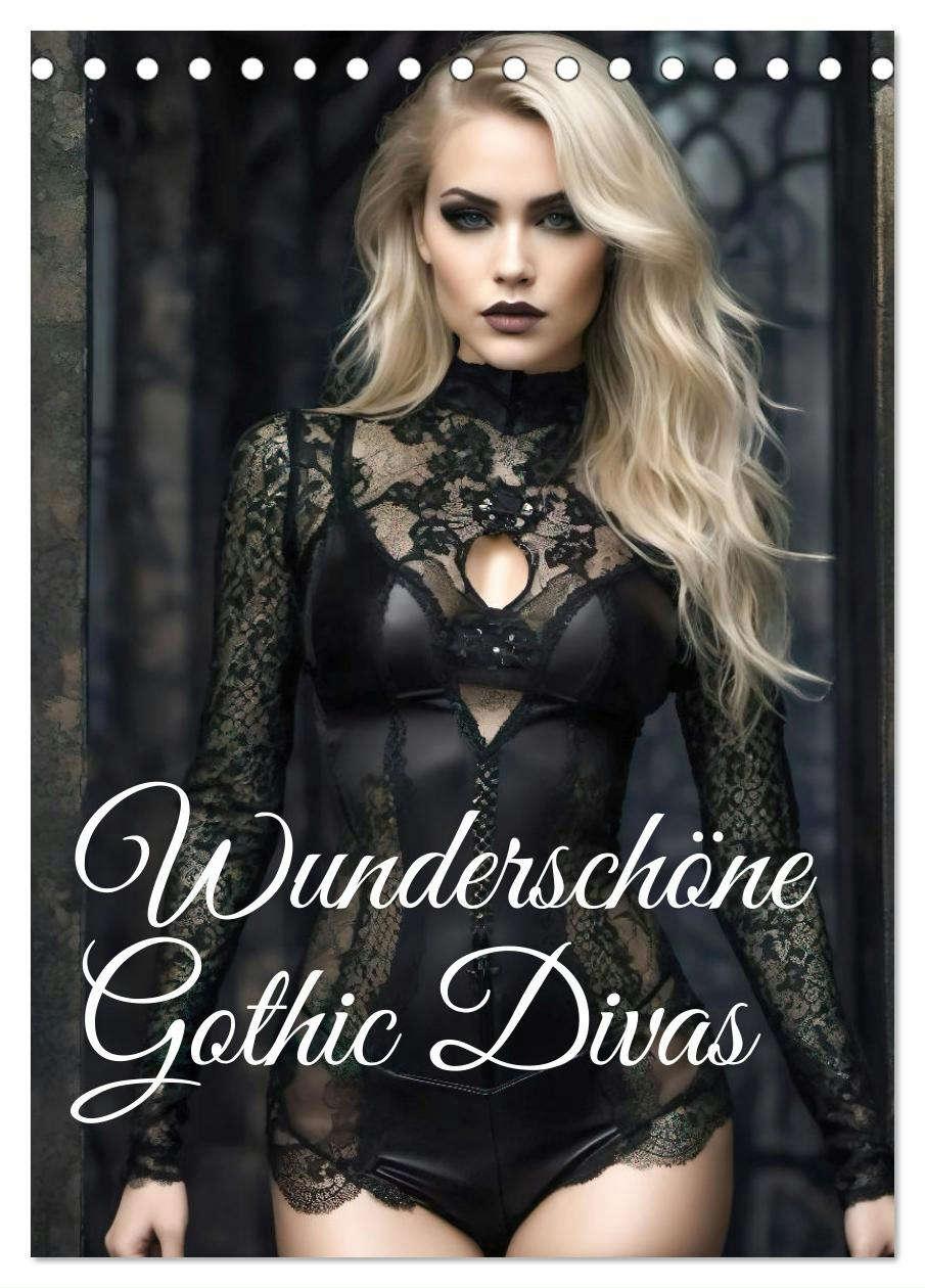 Cover: 9783457127131 | Wunderschöne Gothic Divas (Tischkalender 2025 DIN A5 hoch),...