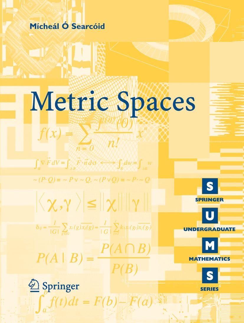 Cover: 9781846283697 | Metric Spaces | Mícheál O'Searcoid | Taschenbuch | xx | Englisch