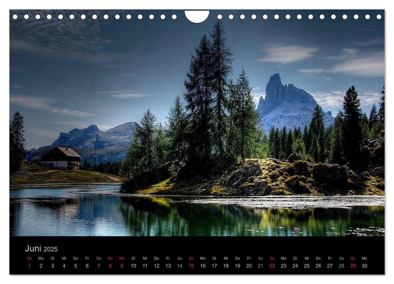 Bild: 9783435808915 | Mystische Dolomiten (Wandkalender 2025 DIN A4 quer), CALVENDO...