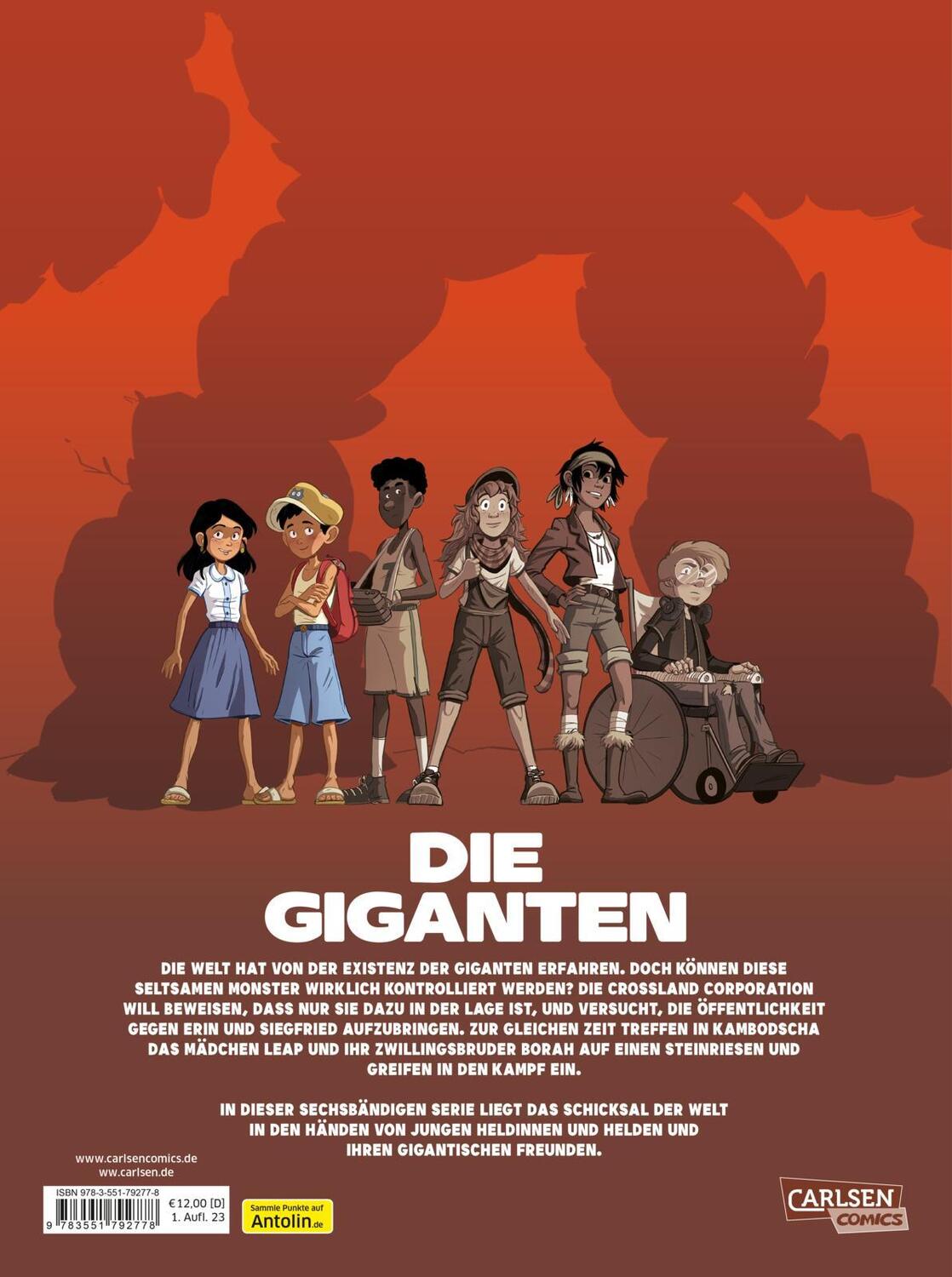 Rückseite: 9783551792778 | Die Giganten 3: Bora und Leap | Lylian | Taschenbuch | Die Giganten