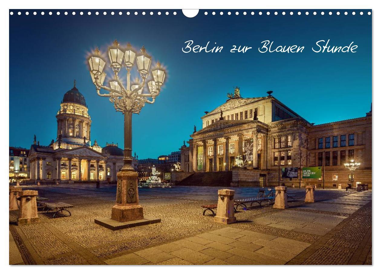 Cover: 9783435606443 | Die Blaue Stunde in Berlin (Wandkalender 2025 DIN A3 quer),...