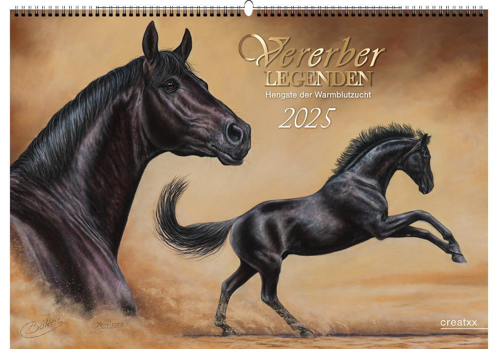 Cover: 9783949471087 | Vererberlegenden 2025 | Hengste der Warmblutzucht | Verlag | Kalender