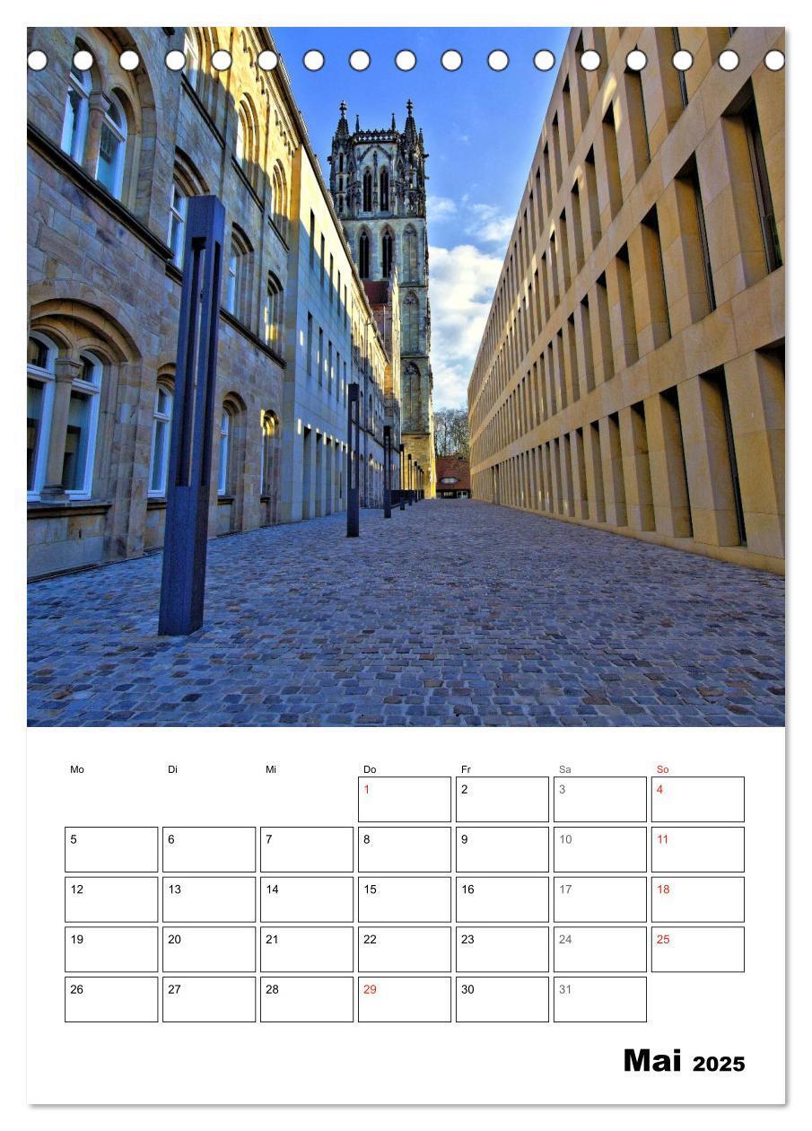 Bild: 9783457027417 | Münster entdecken (Tischkalender 2025 DIN A5 hoch), CALVENDO...