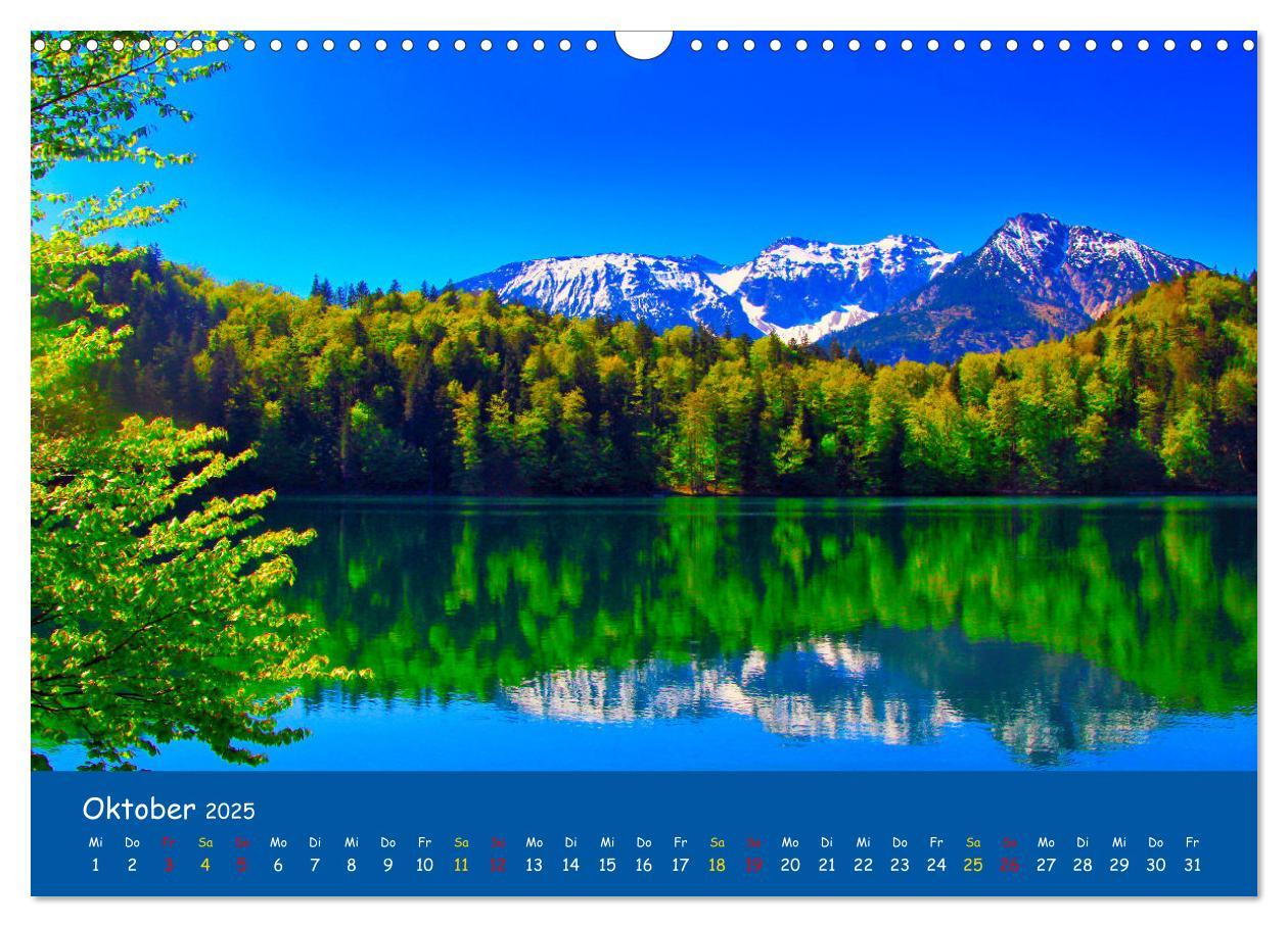 Bild: 9783435065981 | Allgäu Liebe (Wandkalender 2025 DIN A3 quer), CALVENDO Monatskalender