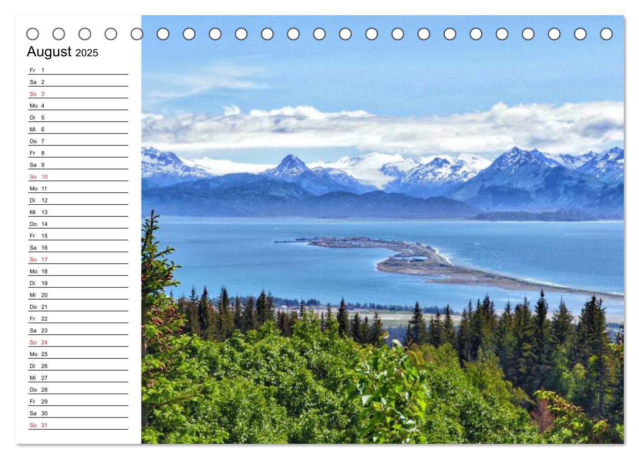 Bild: 9783435538058 | Alaska und Kanada (Tischkalender 2025 DIN A5 quer), CALVENDO...