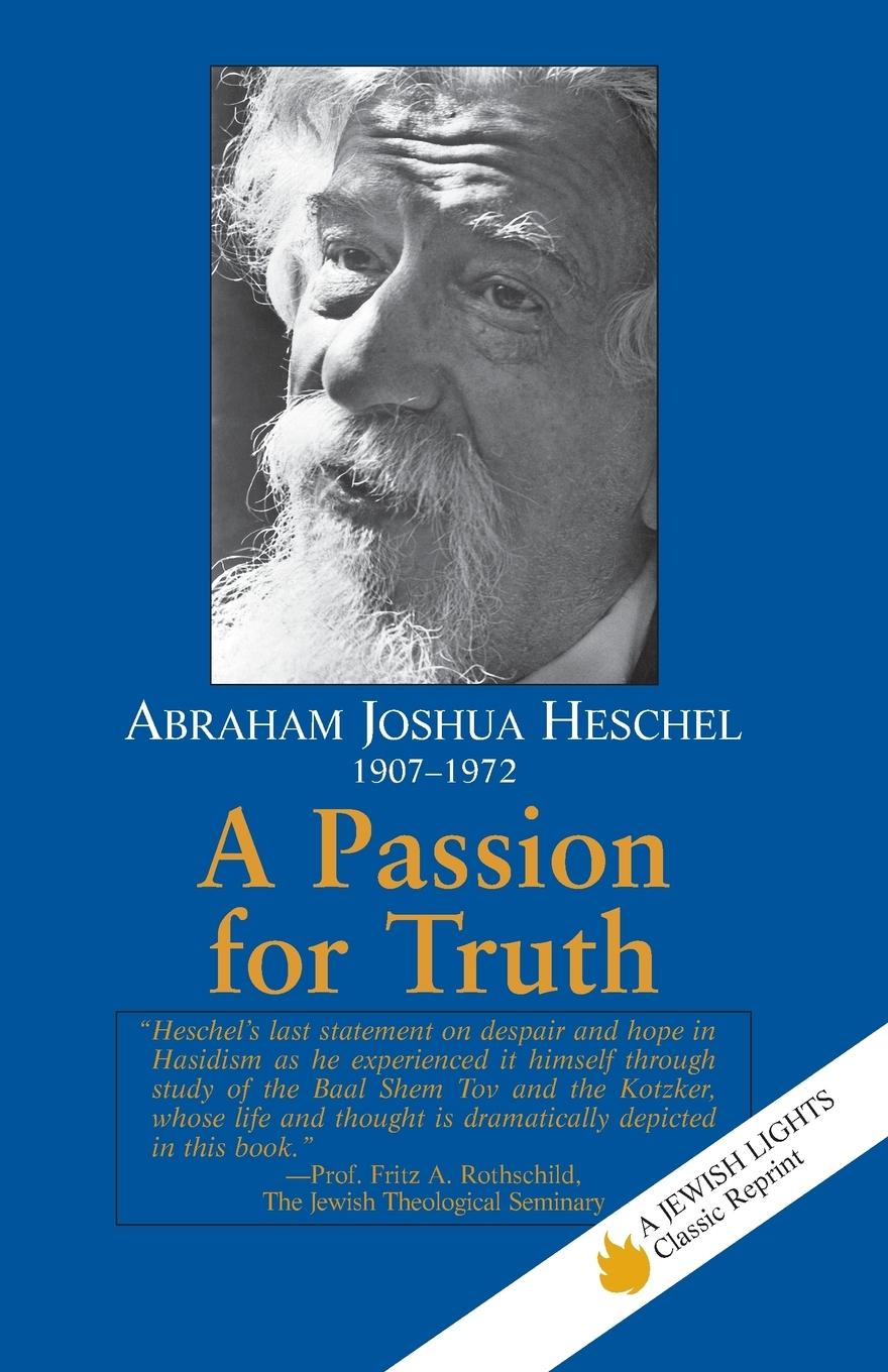 Cover: 9781879045415 | A Passion for Truth | Abraham Joshua Heschel | Taschenbuch | Englisch