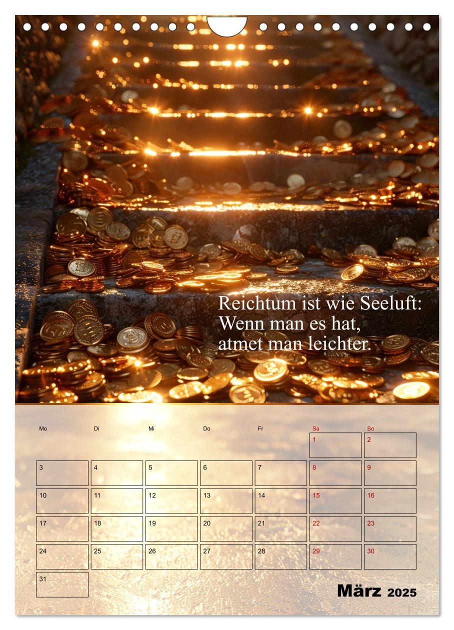 Bild: 9783435820276 | Der Geld-Anlock-Kalender (Wandkalender 2025 DIN A4 hoch), CALVENDO...