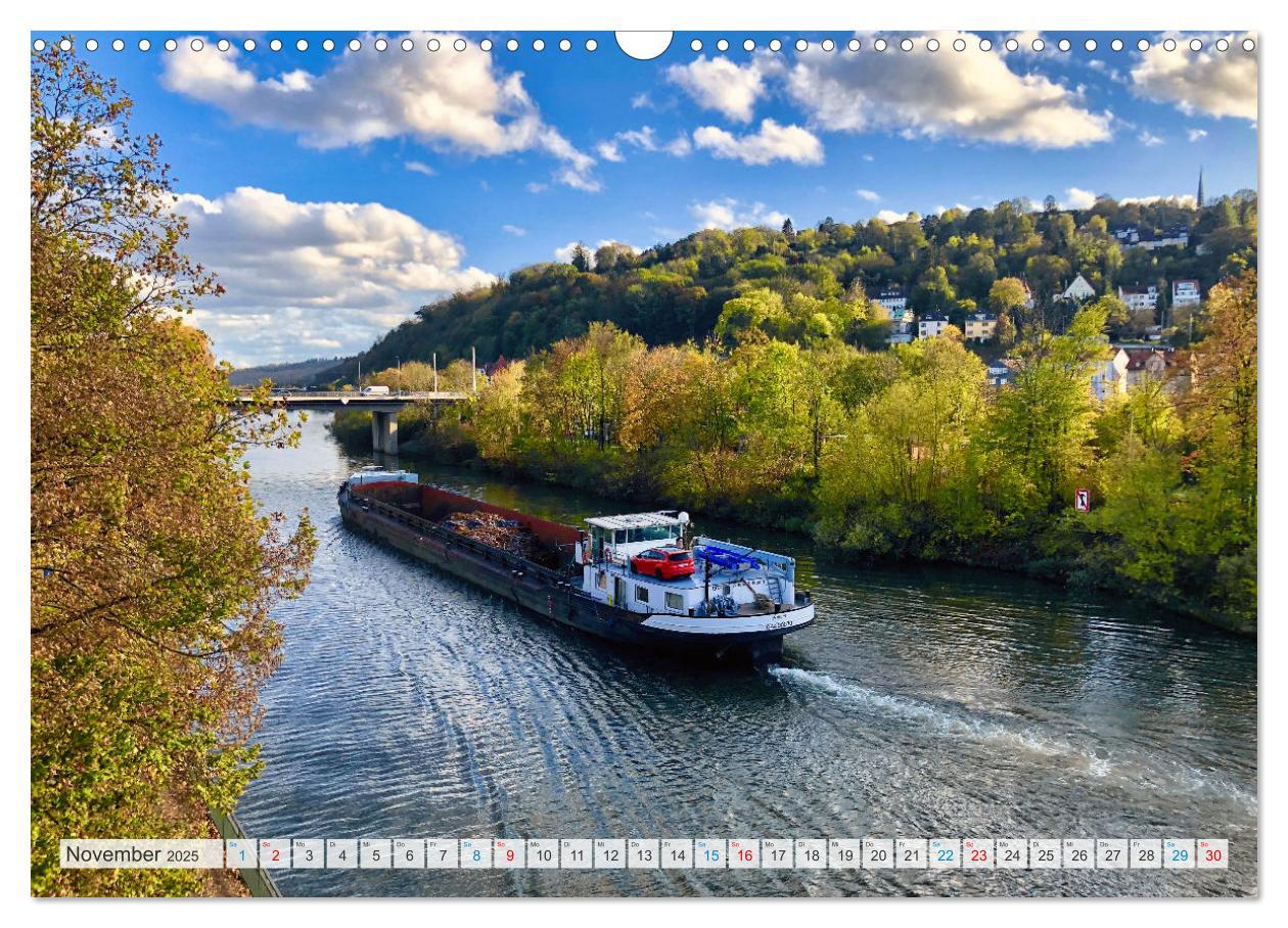 Bild: 9783383911293 | Romantische Orte am Neckar (Wandkalender 2025 DIN A3 quer),...