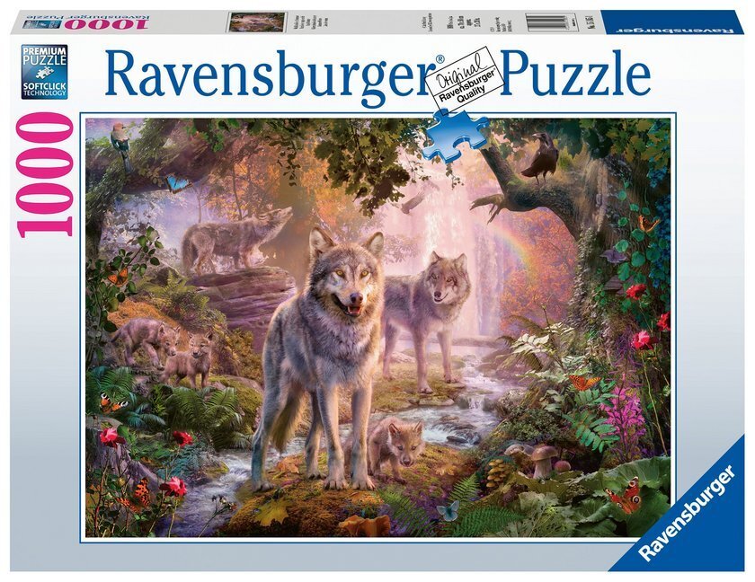 Cover: 4005556151851 | Wolfsfamilie im Sommer (Puzzle) | Spiel | In Spielebox | 15185 | 2019