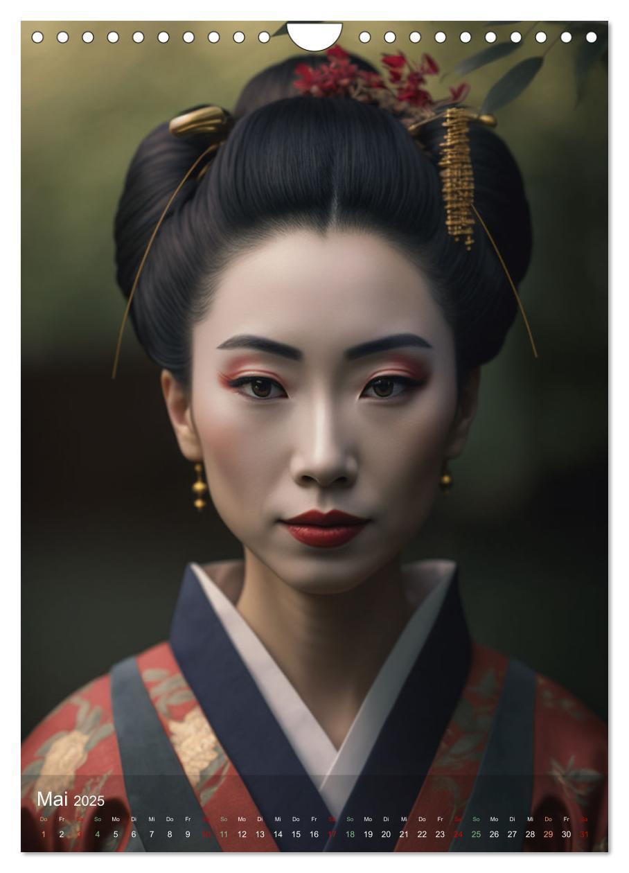 Bild: 9783435881864 | Wunderschöne Portraits Japanischer Geishas (Wandkalender 2025 DIN...