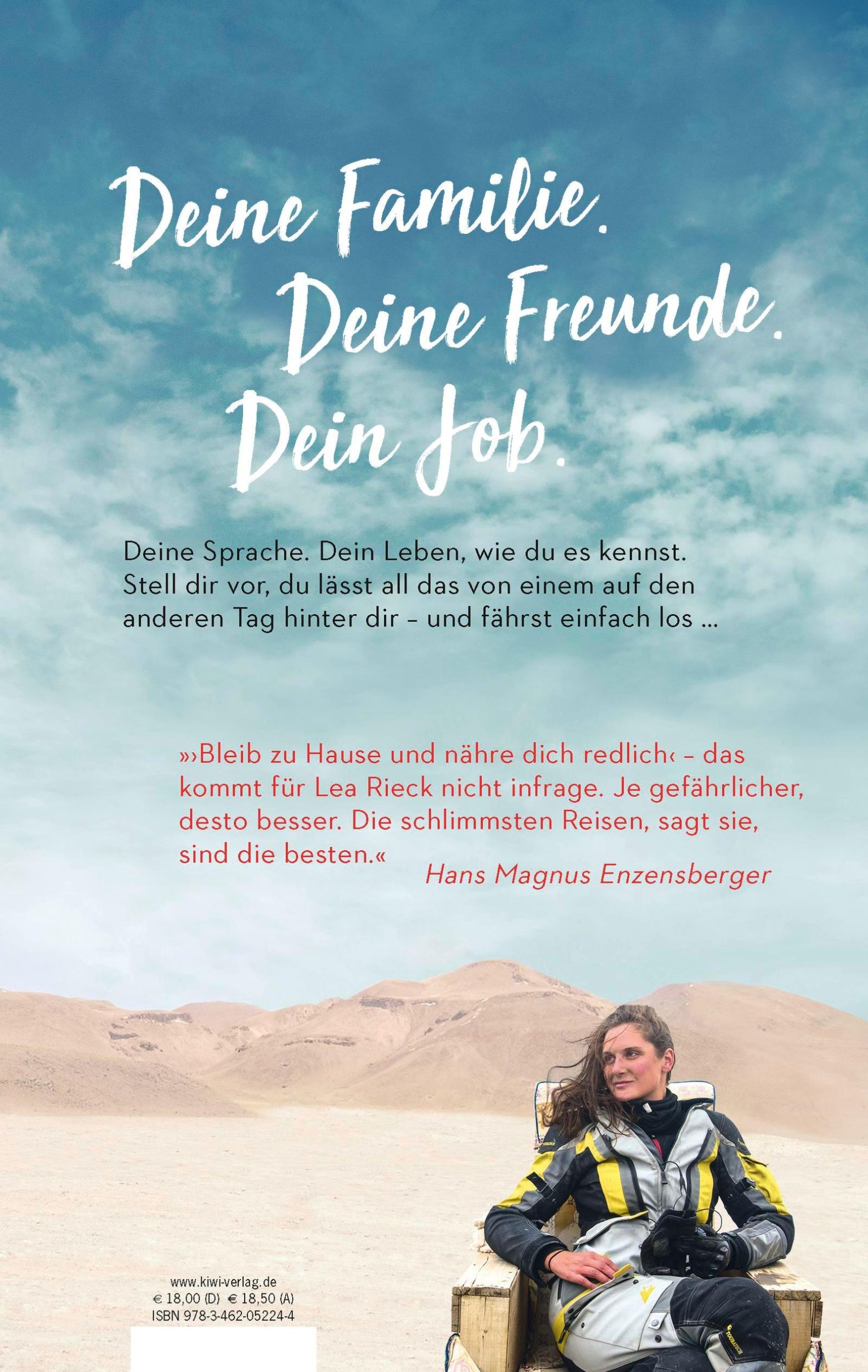 Rückseite: 9783462052244 | Sag dem Abenteuer, ich komme | Lea Rieck | Taschenbuch | 374 S. | 2019