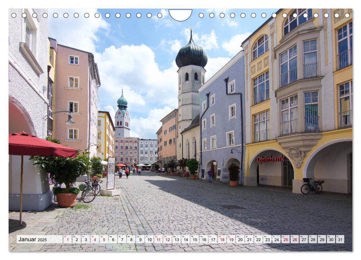 Bild: 9783435443666 | Eine Perle Oberbayerns - Rosenheim (Wandkalender 2025 DIN A4 quer),...