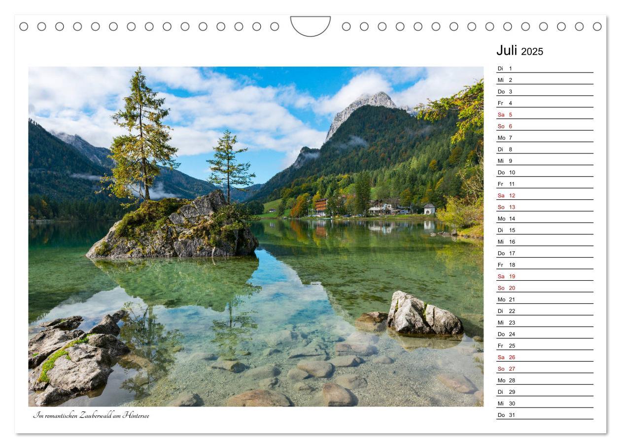 Bild: 9783435357086 | Rund um den Hintersee und Zauberwald (Wandkalender 2025 DIN A4...