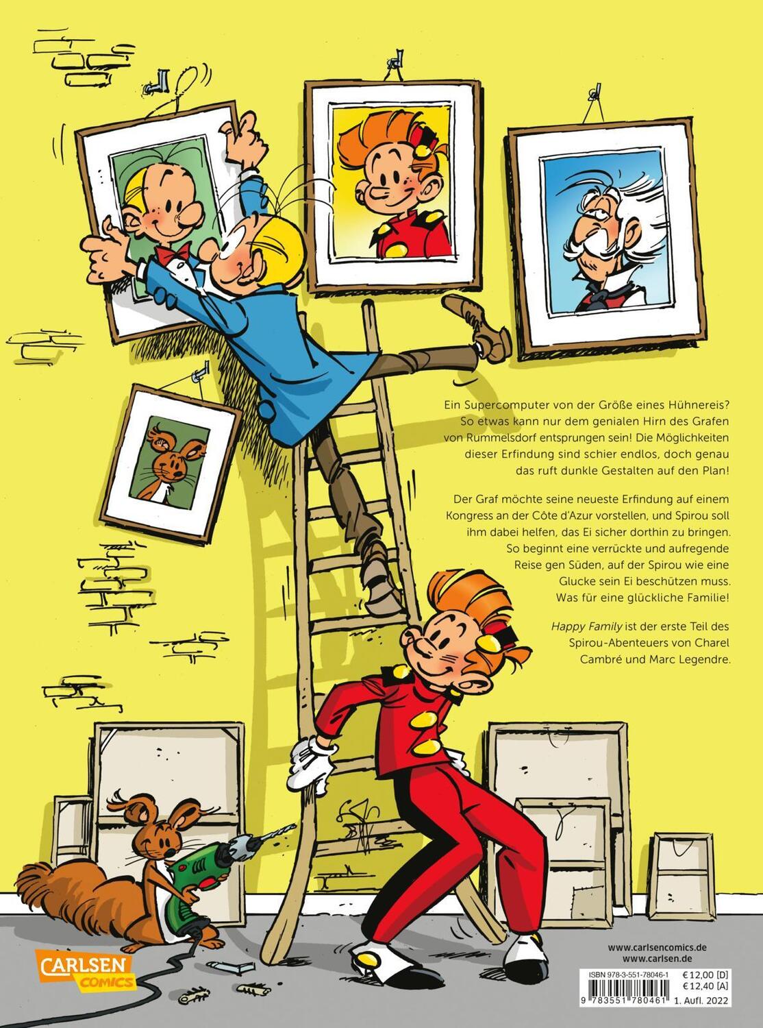 Rückseite: 9783551780461 | Spirou und Fantasio Spezial 35: Happy Family | Marc Legendre | Buch