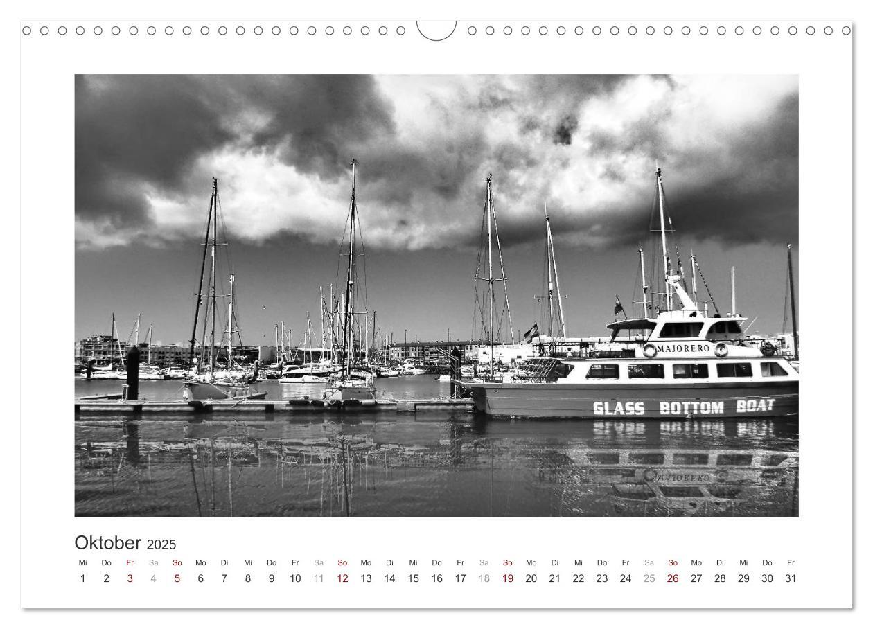 Bild: 9783435291328 | Monochrom Meer (Wandkalender 2025 DIN A3 quer), CALVENDO...