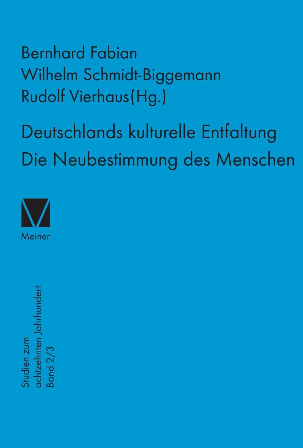 Cover: 9783787305889 | Deutschlands kulturelle Entfaltung 1763-1789 | Rudolf Vierhaus | Buch