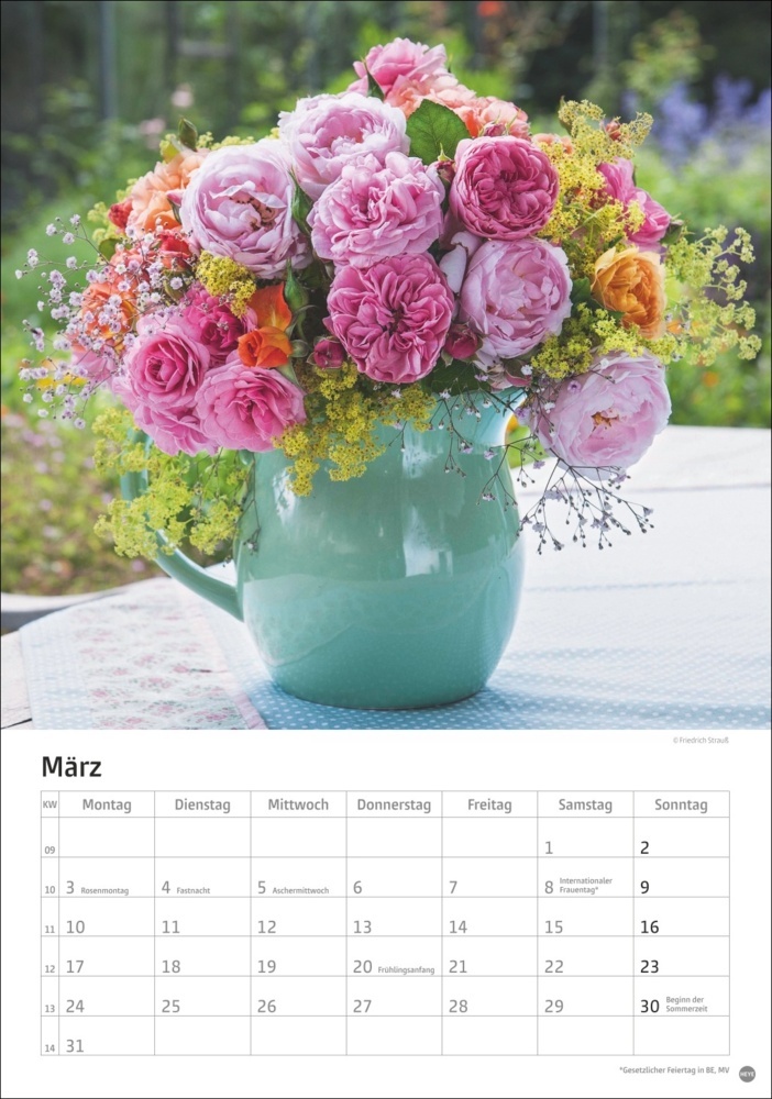 Bild: 9783756405596 | Rosenpracht Kalender 2025 | Kalender | Spiralbindung | 13 S. | Deutsch