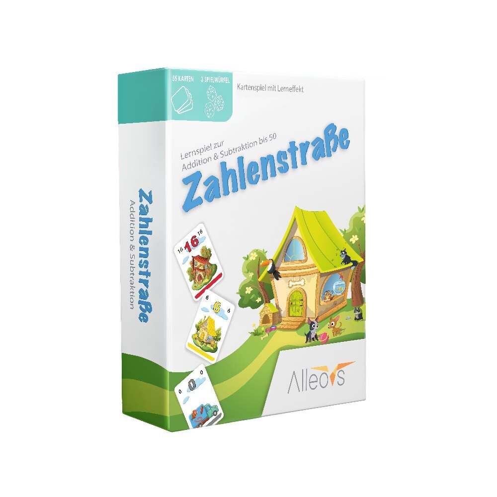 Cover: 4270001396761 | Zahlenstraße - Lernspiel Addition und Subtraktion bis 50 (Kinderspiel)