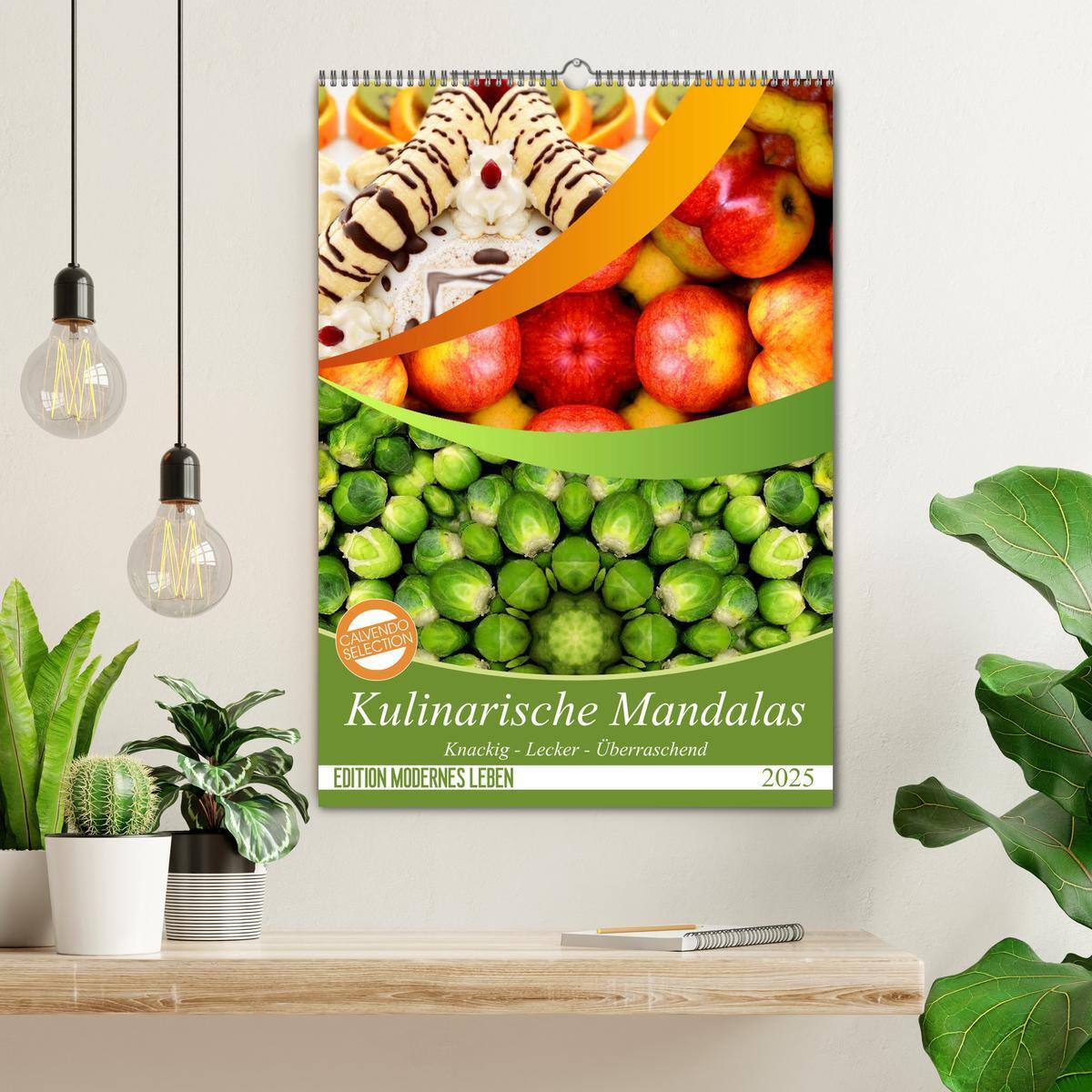 Bild: 9783435995257 | Kulinarische Mandalas (Wandkalender 2025 DIN A2 hoch), CALVENDO...