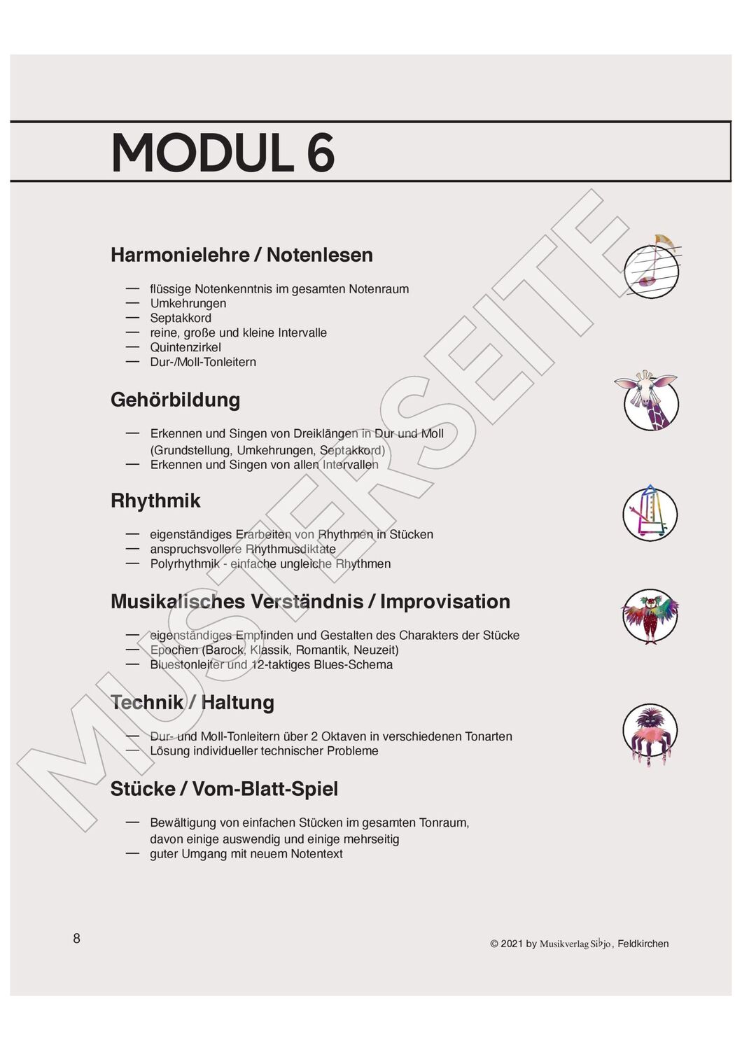 Bild: 9790900012654 | Klavierschule OH! Modul 6 | Lernkonzept in 6 Modulen | Johanna Aae