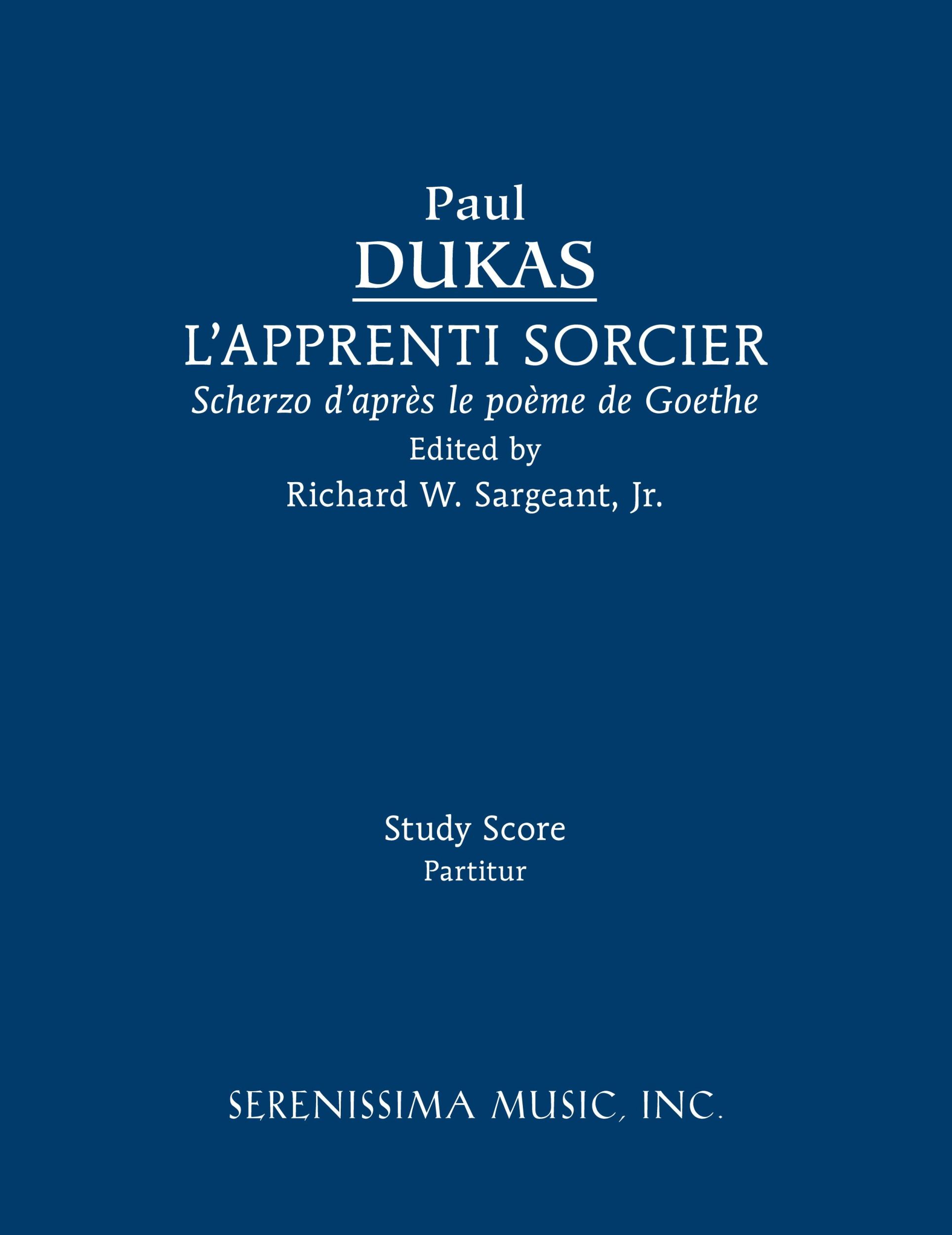 Cover: 9781608742349 | L'Apprenti sorcier | Study score | Paul Dukas | Taschenbuch | Englisch