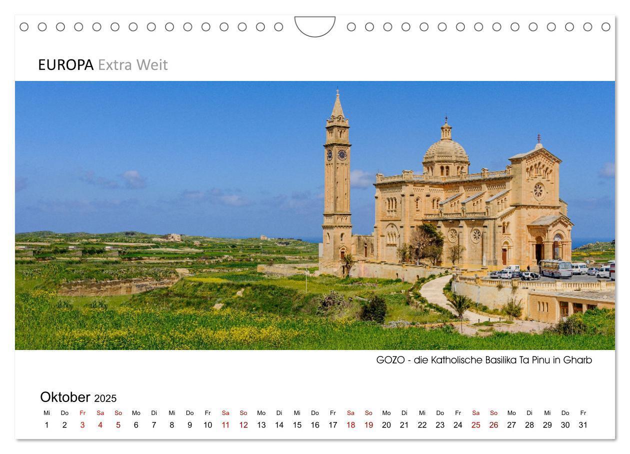 Bild: 9783435093809 | Impressionen aus GOZO - Panoramabilder (Wandkalender 2025 DIN A4...