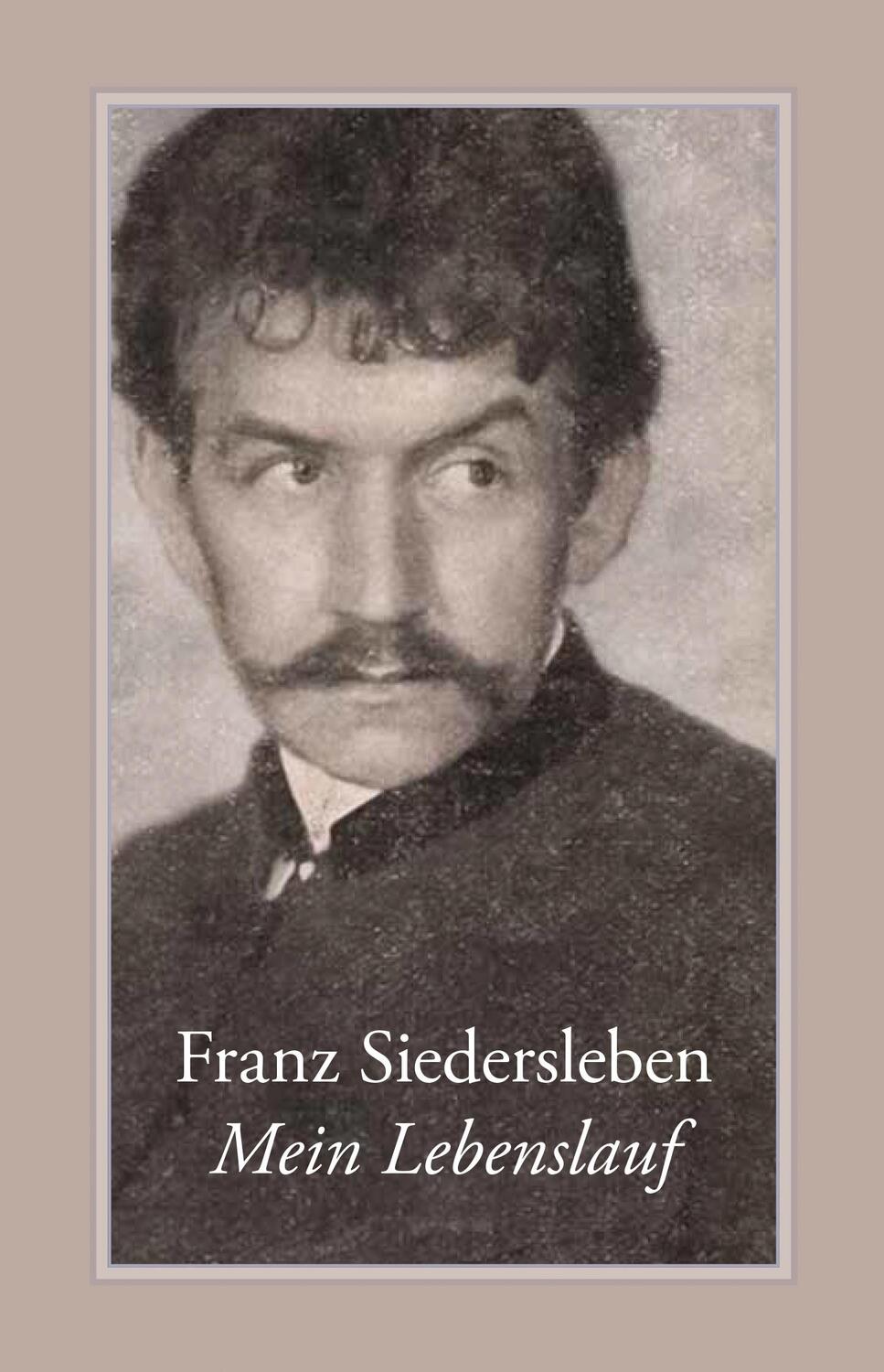 Cover: 9783863000813 | Mein Lebenslauf | Mit einem Nachtrag und Anmerkungen von Karl Frey