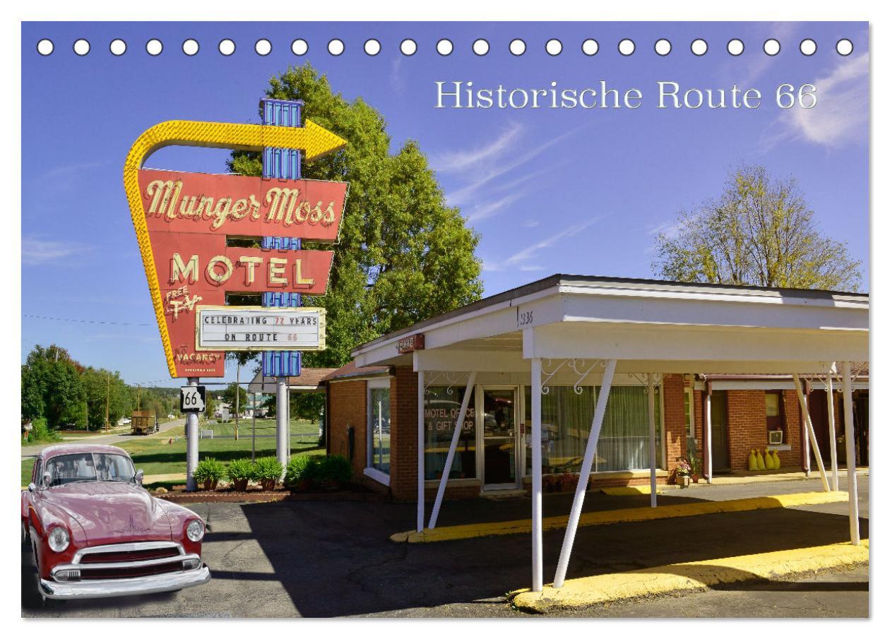 Cover: 9783457198933 | Historic Route 66 - National Scenic Byway (Tischkalender 2025 DIN...