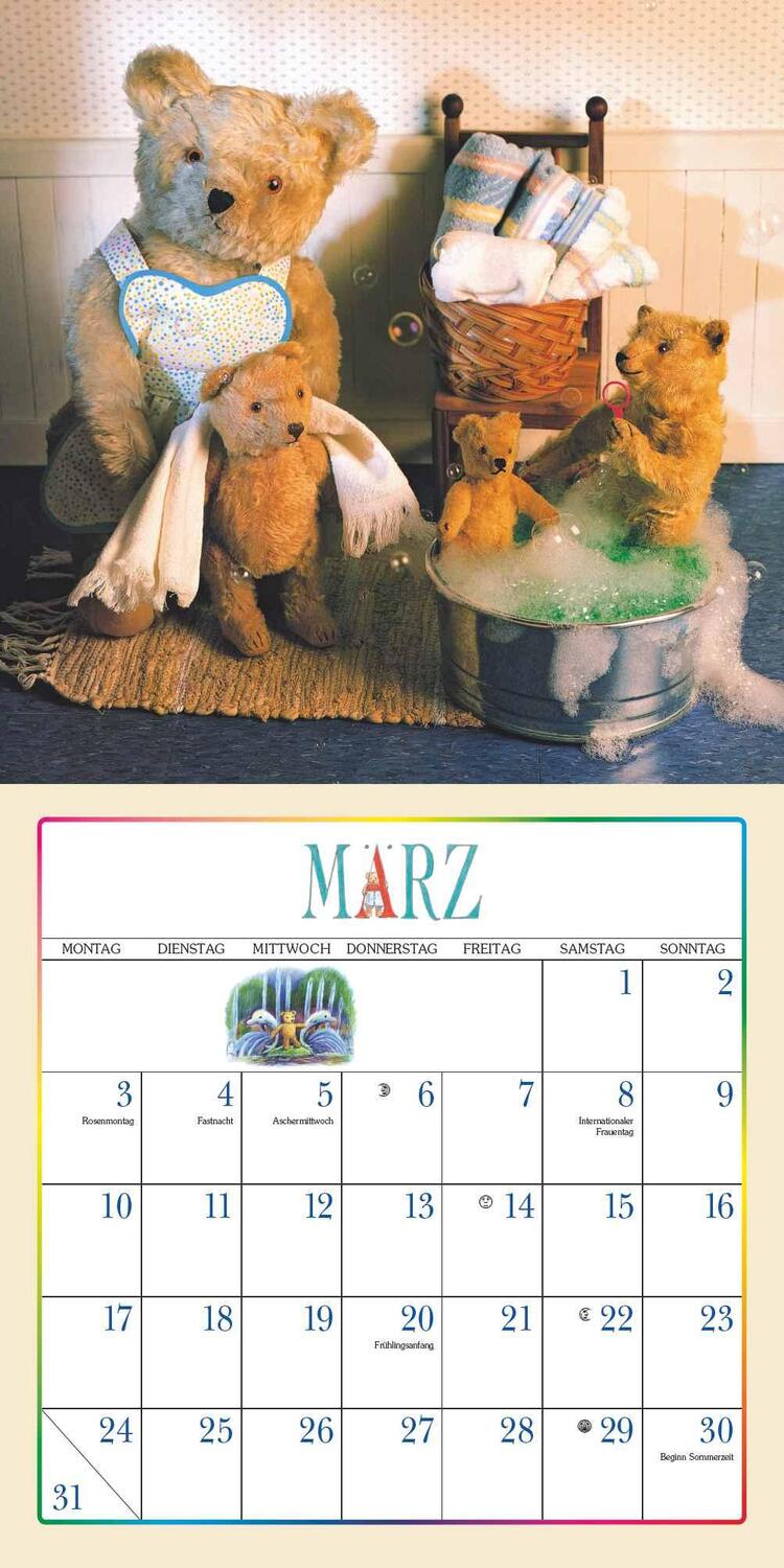 Bild: 4250809653266 | Der Teddybär 2025 - Broschürenkalender - Wandkalender - Format 30 x...