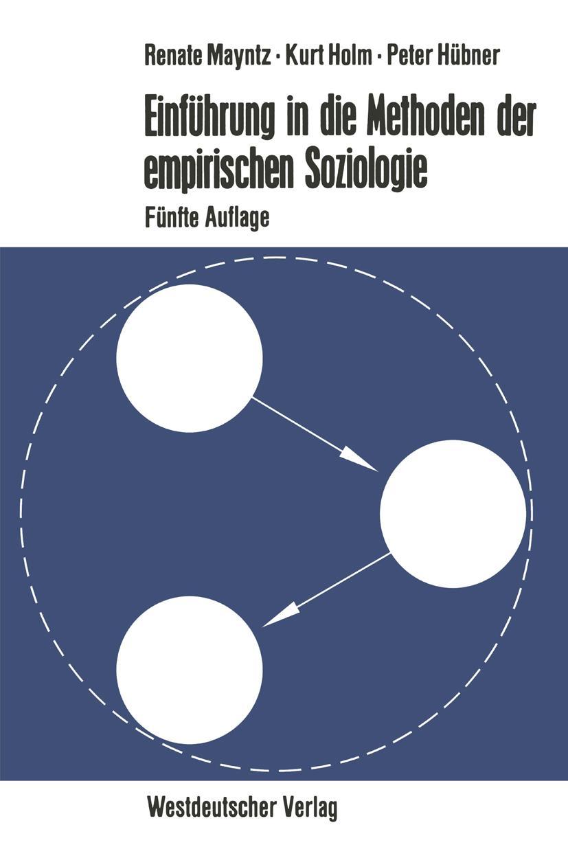 Cover: 9783531111544 | Einführung in die Methoden der empirischen Soziologie | Mayntz (u. a.)