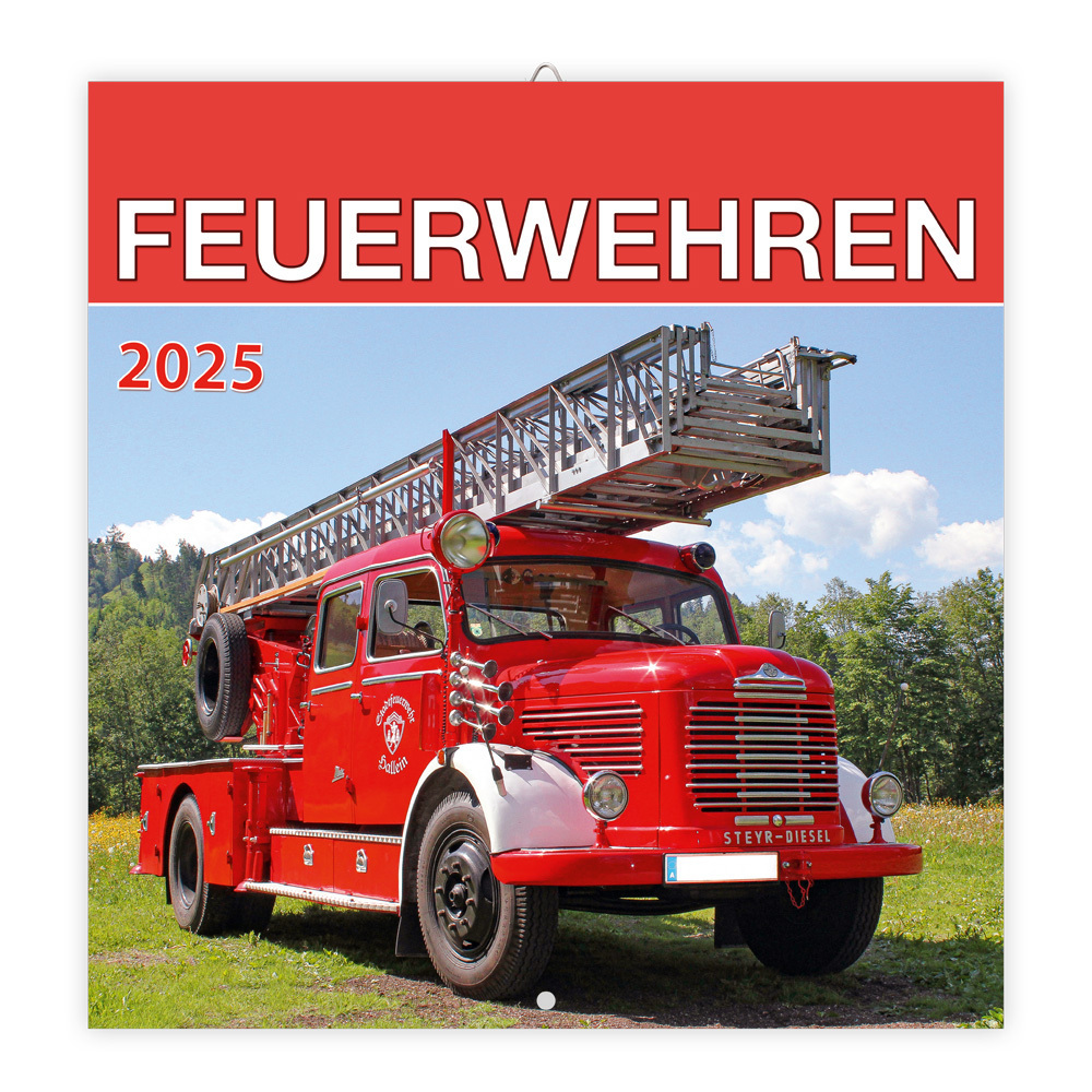 Cover: 9783988021878 | Trötsch Broschürenkalender Feuerwehren 2025 | Wandplaner | Co.KG