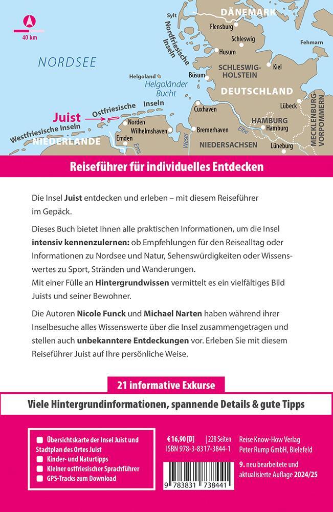 Rückseite: 9783831738441 | Reise Know-How Reiseführer Juist | Nicole Funck (u. a.) | Taschenbuch