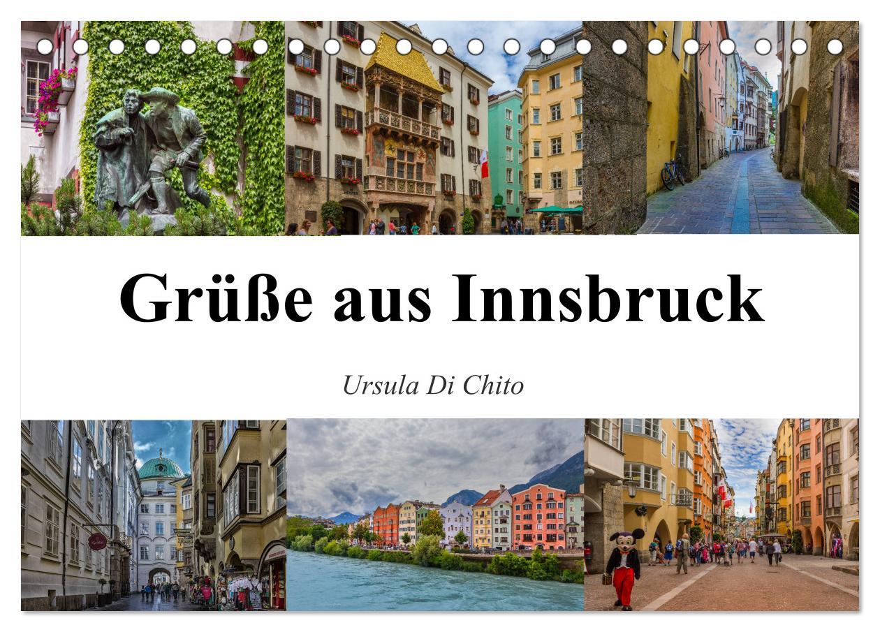 Cover: 9783435439027 | Grüße aus Innsbruck (Tischkalender 2025 DIN A5 quer), CALVENDO...