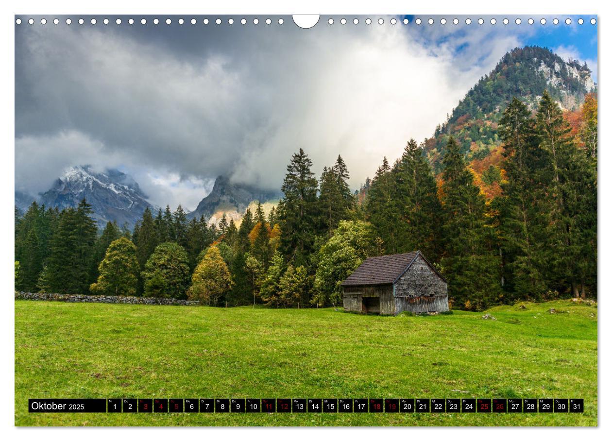 Bild: 9783435098965 | Alpen - Schweiz und Vorarlberg (Wandkalender 2025 DIN A3 quer),...