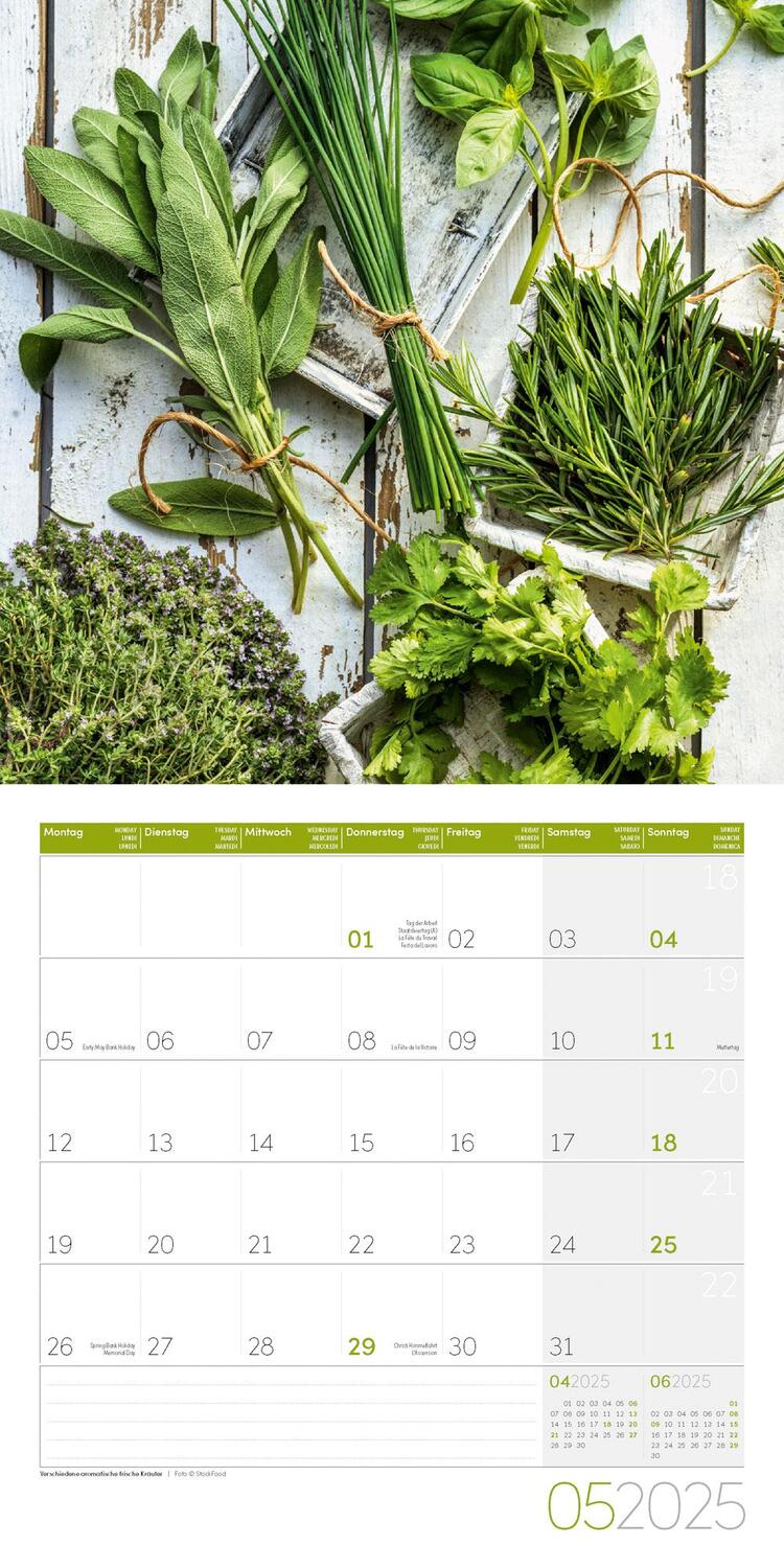 Bild: 9783838445298 | Food Kalender 2025 - 30x30 | Ackermann Kunstverlag | Kalender | 28 S.