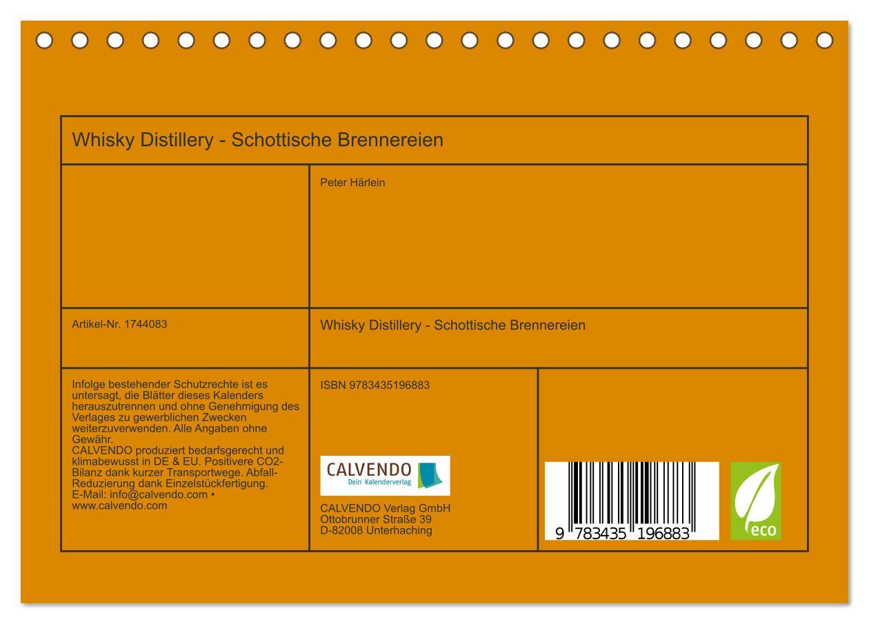 Bild: 9783435196883 | Whisky Distillery - Schottische Brennereien (Tischkalender 2025 DIN...