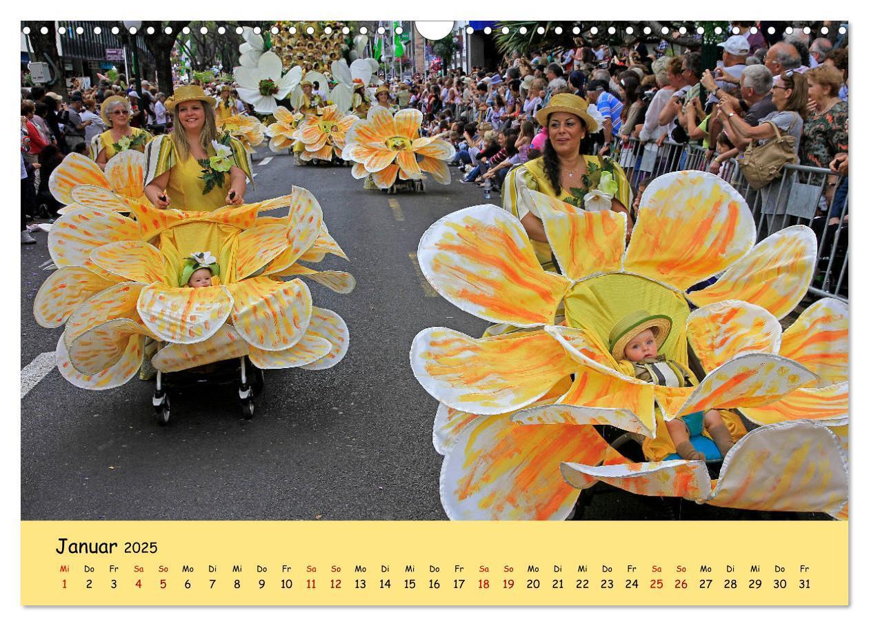 Bild: 9783435457366 | Blumenfest auf Madeira (Wandkalender 2025 DIN A3 quer), CALVENDO...